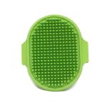 Adjustable Handle Dog Bath Brush TPR Massage Rubber Curry Comb Dog Grooming