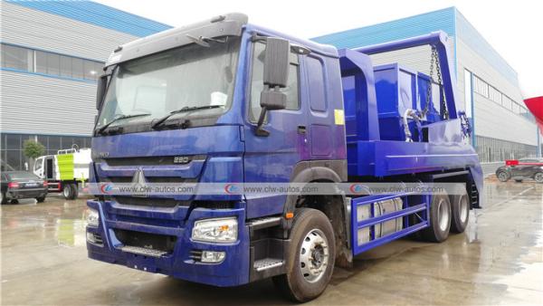 Buy cheap Carbon Steel Bin SINOTRUK 6x4 Waste Removal Trucks from wholesalers