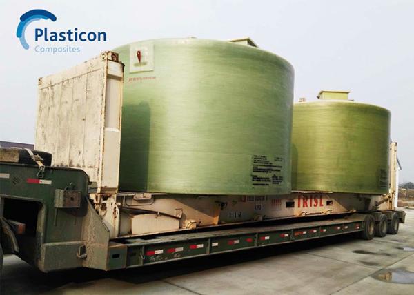 Buy cheap Green FRP Storage Tank Minimal Maintenance Fiberglass Reinforced Polyester Tank from wholesalers