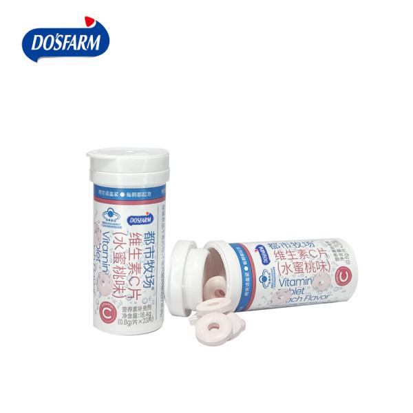 Buy cheap Vitamin Peach Flavor Dietary Supplement Tablets from wholesalers