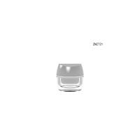 Buy cheap 68.5mm Height Cream Jars Cosmetic Packaging 50ml Double Walled product