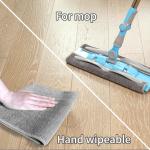 Professional Double-sided Microfiber Mop Mat,Household Wet & Dry Mop Mat for