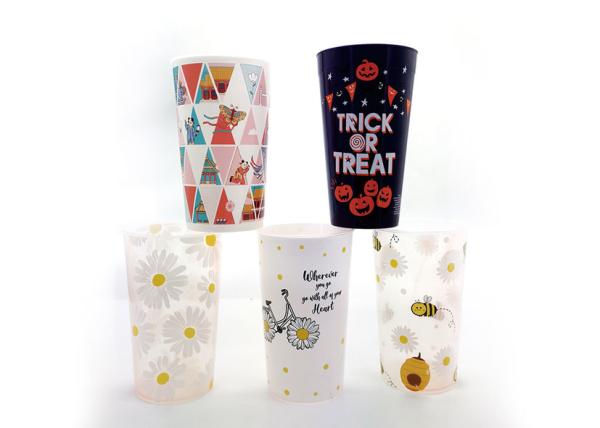 Buy cheap Printed Cup Injection Plastic Tumbler IML Waterproof Food Labels from wholesalers
