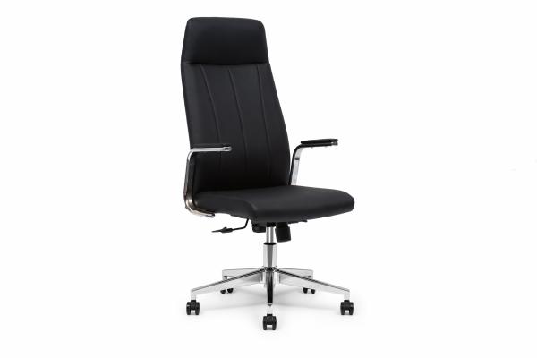 Buy cheap Black PU Leather Revolving Chair Executive Manager Office Chair from wholesalers