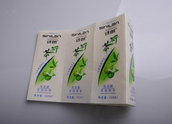 Buy cheap Customized waterproof clear self adhesive vinyl printed labels for shampoo packaging from wholesalers
