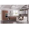 Buy cheap Wood Veneer Melamine White Kitchen Cabinets Tailored Melamine Kitchen Set from wholesalers