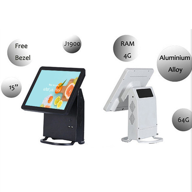 Win7 OS Point Of Sale Terminal Restaurant Pos System With Aluminium Alloy Housing