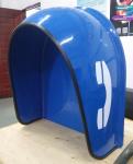 Vandal Resistant Telephone Booth, Acoustic Telephone Hoods, Dust-proof Phone