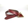 Buy cheap Triangle Smooth Buckle 118cm Ladies Leather Belts from wholesalers
