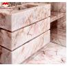 Buy cheap Big Slab Honed Cristallo Marble Stone for Luxurious Modern Hotel Bathroom Sink Design from wholesalers