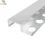25mm Tile Trim Baseboard Bullnose Edge Tile Stair Nose Treads Straight Aluminium