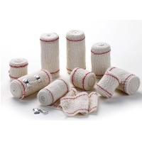 Buy cheap Disposable Hemostasis Medical Bandage Red Line Elastic Crepe Bandage product