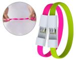 wristband Micro usb magnet bracelet high speed charging cable for iphone 6 5s