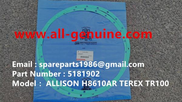 Buy cheap 5181902 GASKET ALLISON TEREX NHL DUMP TRUCK TR35 TR50 TR60 TR100 3305B 3305F 3303 3307 TR45 TR70 MT4400 CUMMINS from wholesalers
