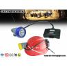 Buy cheap IP68 Waterproof High Lumen Hard Hat Light Rechargeable 3mm Toughened Glass from wholesalers
