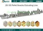 SUS304 Snack Extruder Machine / Fried 3D Compound Pellet Making Machine