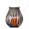 Buy cheap Bronze Painted 260mm Hurricane Lights Candle Holders / Metal Candle Holder from wholesalers