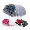 Buy cheap FSC Custom Printed Diamond Flower Box Gold Hot Stamping Diamond Rose Box from wholesalers
