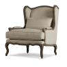 Buy cheap french vintage arm chair accent chairs club chair wing bergere chair upholstered chairs from wholesalers
