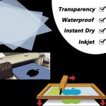 A4 Printable T Shirt Heat Transfer Pet Film DTF PET Film For Inkjet Printer
