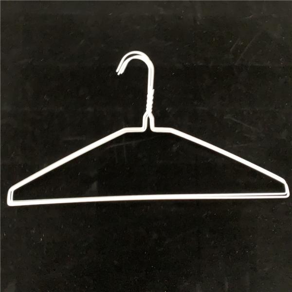 Buy cheap Metal White Wire Hangers 20.5cm Height For Dry Cleaner Customise Design from wholesalers