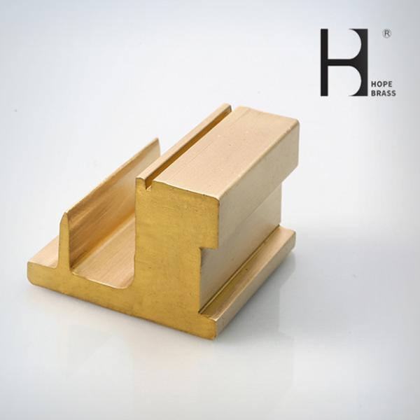 Buy cheap Anti-Corrosion long use time good quality Copper Alloy Profiles Brass Extrusion for Decoraion CuZn38Pb1.5 Manufacturer from wholesalers