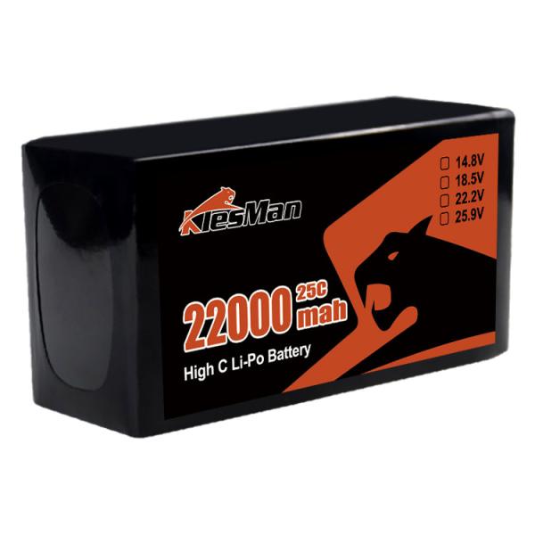 Buy cheap 22000mah XT60 Plug FPV 22.2V 6s Lithium Polymer Battery Semi Solid State Semi Lipo Battery from wholesalers