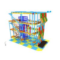 Buy cheap Colorful Climbing Wall Indoor Ropes Course Adventure For Adults Children product