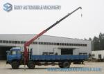 Telescopic Boom Crane Mounted Truck 6.3 Ton / 8 Ton With 360 Slewing Angle