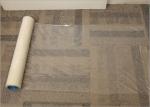 RH07027 Carpet Protection Film Leaving No Residue With 2 Colors Logo Print