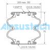 Buy cheap 2B7-540 Cross Goodyear Bottom Plate Suspension Air Springs 579-92-3-525 Air Actuator from wholesalers