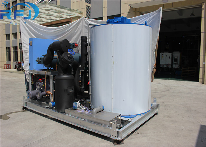 Anti Rust Block Ice Machine 10 Tons / Day Aliminium Plate Ice Moulds Material