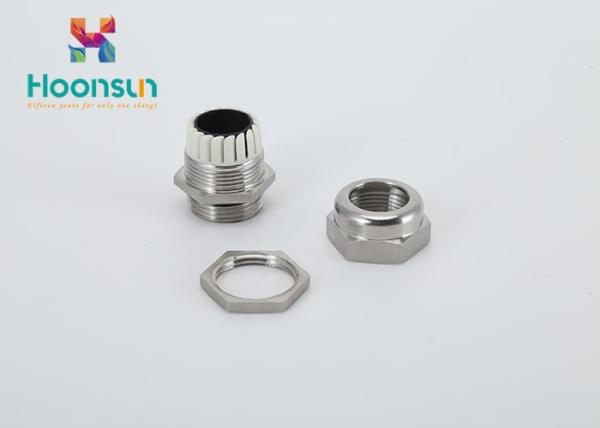 Buy cheap M20 Waterproof Cable Gland , Metal Brass Cable Connector With 6 - 12mm Dia from wholesalers
