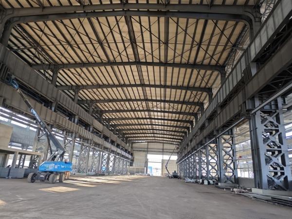 Buy cheap Commercial designed heavy load support iron structural prefab warehouse plants on sale from wholesalers