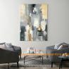 Buy cheap Handmade Abstract Gold Foil Oil Painting on Canvas Luxurious Thick Texture Wall Art for Living Room Decoration from wholesalers