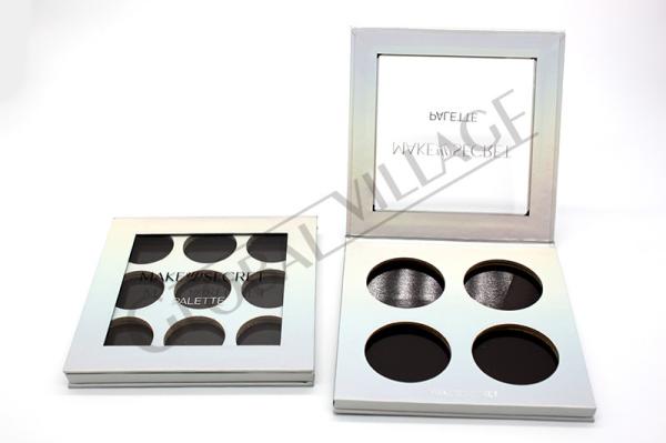 Buy cheap Holographic Paper Empty Magnetic Eyeshadow Palette Makeup Pan Customized from wholesalers