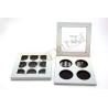 Buy cheap Holographic Paper Empty Magnetic Eyeshadow Palette Makeup Pan Customized from wholesalers