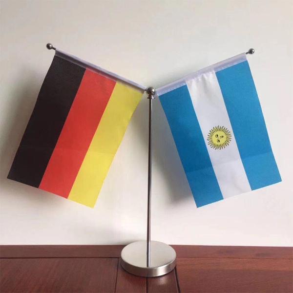 Buy cheap All Country National Flag Stand For Table 20*30cm 100% Polyester from wholesalers