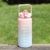 Buy cheap 2000ML Portable Outdoor Custom Drinking Cups Motivational Gallon Water Bottle from wholesalers