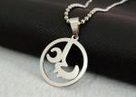 Buy cheap Creative Titanium Steel Arabic Texts Necklace For Arab Cultural Commemoration from wholesalers