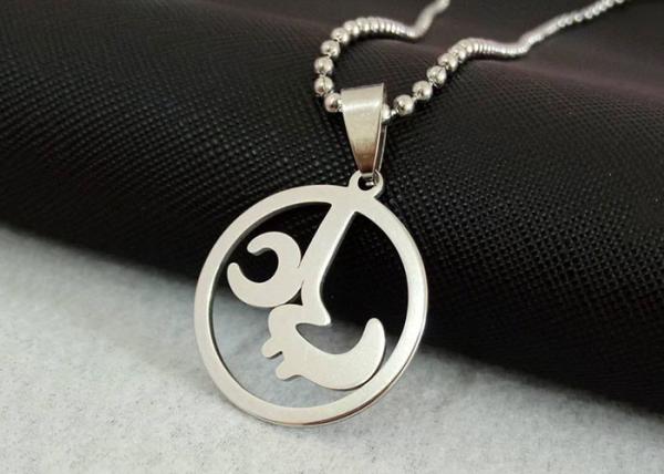 Buy cheap Creative Titanium Steel Arabic Texts Necklace For Arab Cultural Commemoration from wholesalers