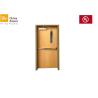 Buy cheap Galvanized Steel Single Leaf 45 mm FD60 Fire Door With Vision Panel / 60 min Fire Rating from wholesalers