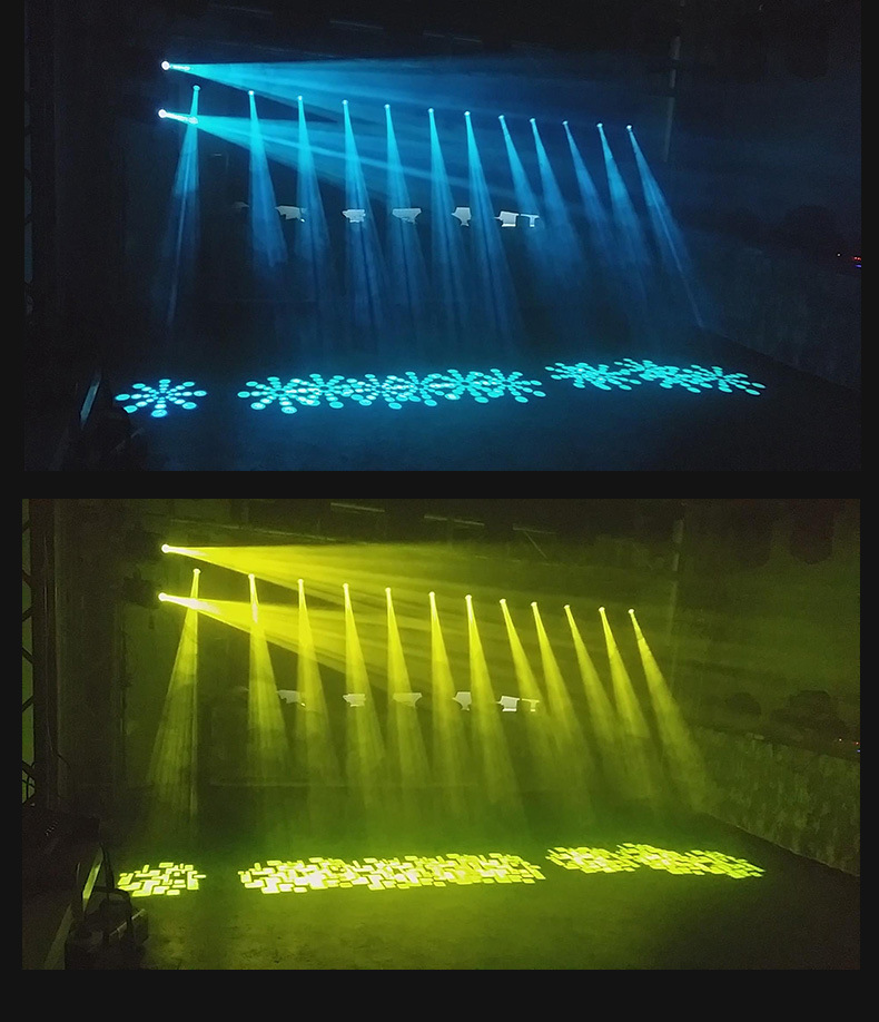 Party DJ DMX 512 Moving Head Stage Light 5000K With Remote Controller