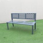 Street Furnitures 1400L*400W*820H Mm Metal Park Bench