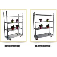 Buy cheap Outdoor Flower Cart Electro Galvanized , Flower Display Trolley 2.0*1800 Mm Post product