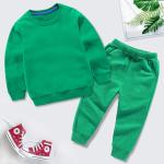 Children'S Outfit Sets Solid Color Sweater Sets Children'S Cotton Two Piece