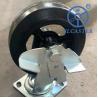 Buy cheap 6 Inch Solid Rubber Casters Heavy Duty Industrial Side Brake from wholesalers