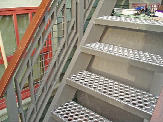 Buy cheap Anti - Skidding Decorative Sheet Metal Panels Perforated Metal Stair Treads from wholesalers