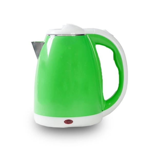 Buy cheap Double Wall Automatic Shut-off Green Cordless Plastic Electric Kettle from wholesalers