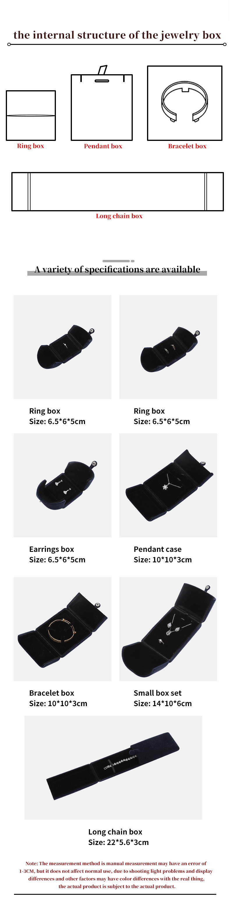 Dark Blue Clamshell Shaped Velvet Jewelry Storage Case Jewellry Packaging Box